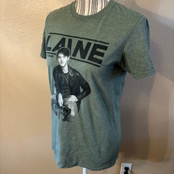 Laine Hardy Concert Tee Small Sage Green Laine The Tour 2019 Gildan SoftStyle - Picture 8 of 14